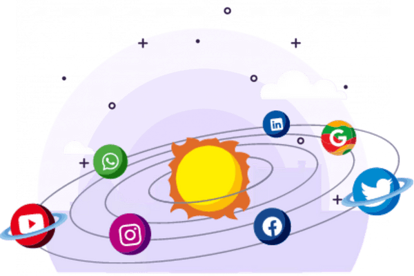 solar system social media